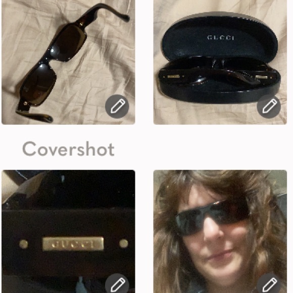 EUC Gucci Italy tortoise shell Glasses w case - Picture 1 of 9